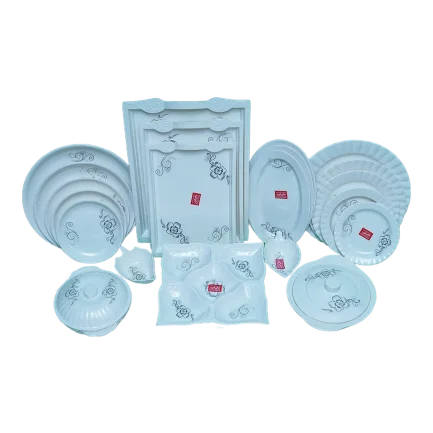 White Chinese Set