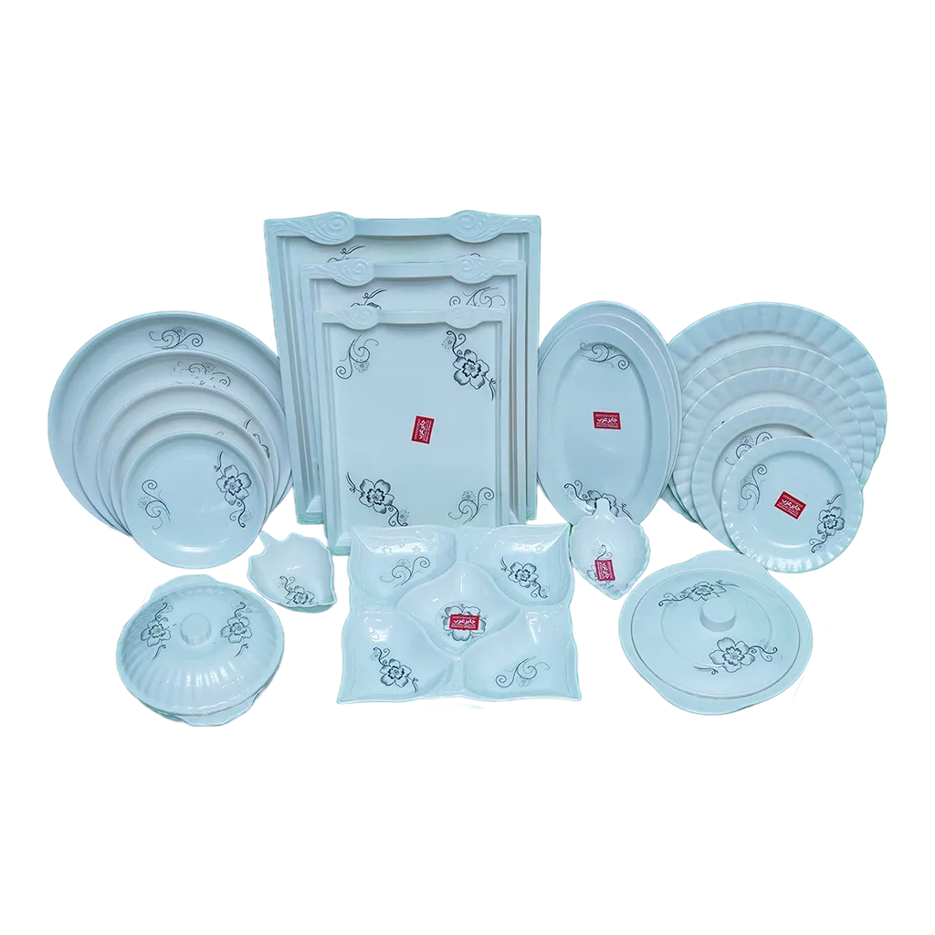 White Chinese Set