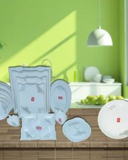 White Chinese Set