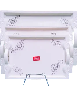 Set of 3 Patnos Size White Porcelain