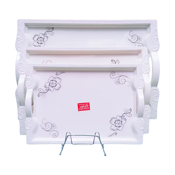 Set of 3 Patnos Size White Porcelain